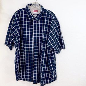 Wrangler short Sleeve plaid Shirt